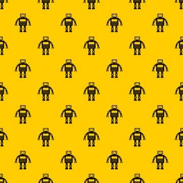 Robot pattern Stock Illustration