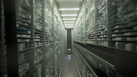 Robot pharmacie Stock Footage 186795932