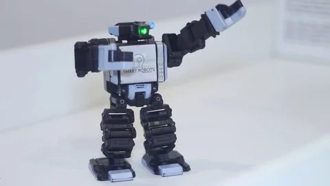 Robot rock star Stock Footage 81789601