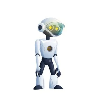 Robot sci fi evolution character, smart future man Stock Illustration