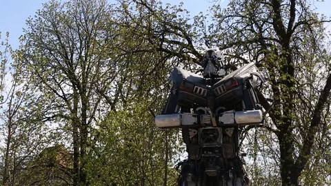 Robot Sculptures 5 動画素材 110780951