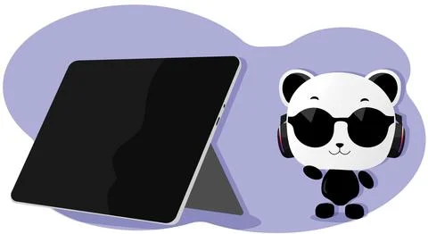 Robot shaped chatbot assistant with artificial intelligence. Cute robot Stock Illustration