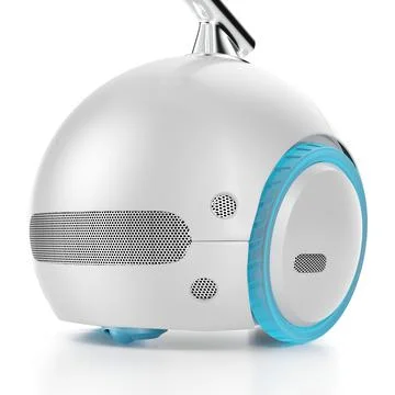 Robot with smart screen. Household Assistant. 3d illustration Stock Illustration