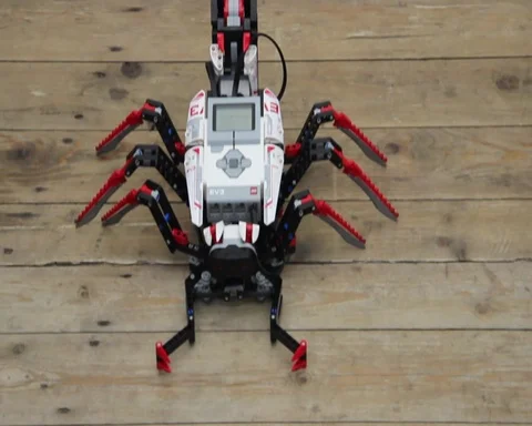Robot spider Stock Footage 125705126
