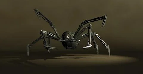 Robot spider Stock-Illustration