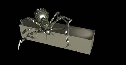 Robot spider Stock-Illustration