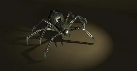 Robot spider Illustrazione stock