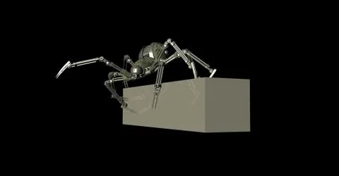 Robot spider Stock Illustration