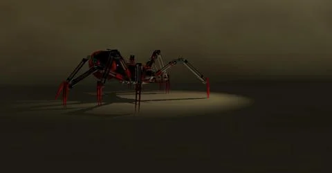 Robot spider Stock-Illustration