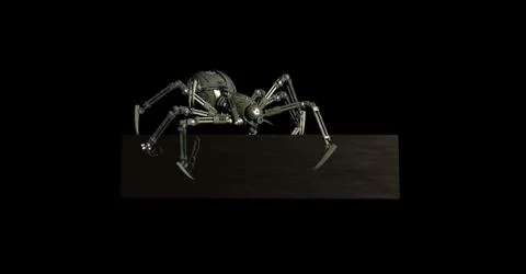 Robot spider Illustrazione stock