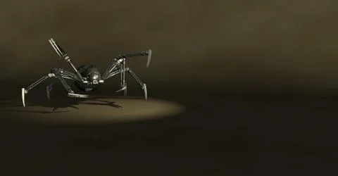 Robot spider Stock Illustration
