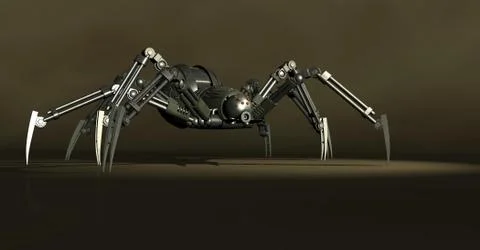 Robot spider Illustrazione stock