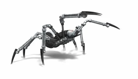Robot spider Stock-Illustration