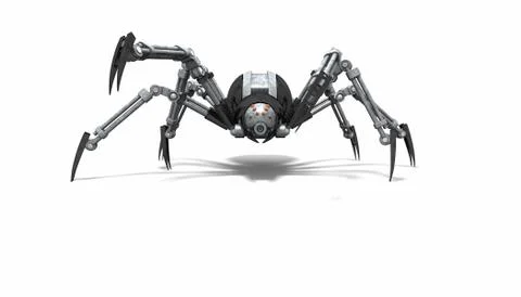 Robot spider Stock Illustration
