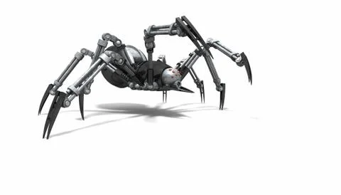 Robot spider Stock-Illustration