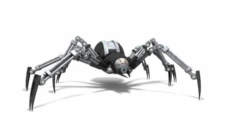 Robot spider Stock Illustration