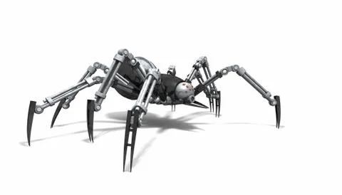 Robot spider Stock Illustration