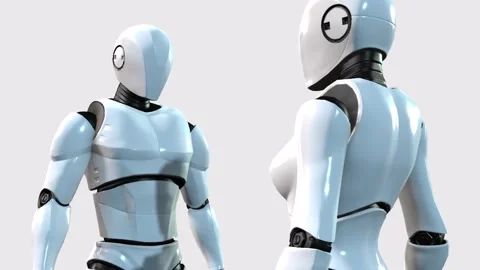 ROBOT TALKING Stock Footage 274325613