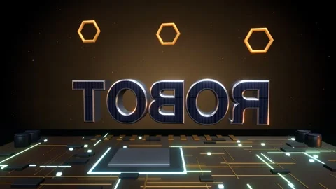 ROBOT Technology Concept Stock Footage 340073548