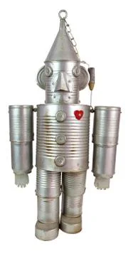 Robot tin man Stock-Fotos