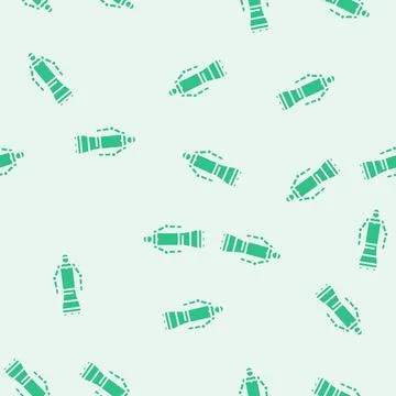 Robot a touchscreen glyph seamless pattern Illustrazione stock