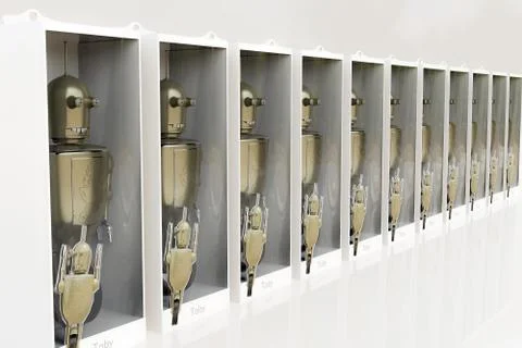 Robot toy Stock Illustration