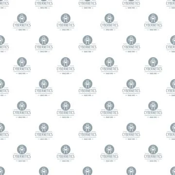 Robot toy pattern vector seamless Stock Illustration