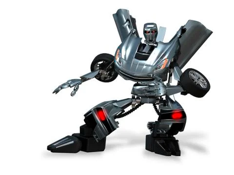Robot transformer Stock Illustration