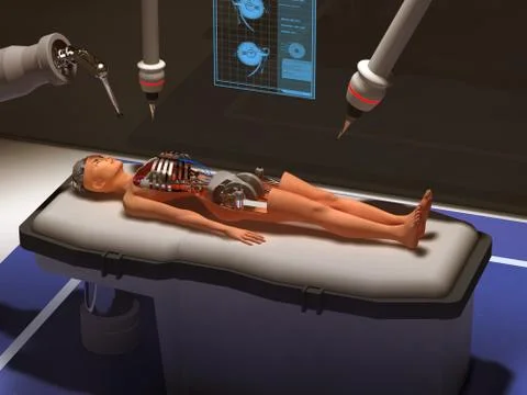 Robot under maintenance イラスト素材