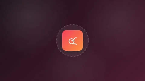 Robot Vacuum Animated Icon 16:9 Stock Footage 345159035