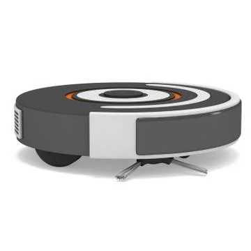 Robot vacuum cleaner 3d Stock Illustration