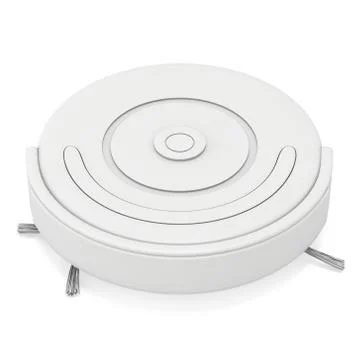Robot vacuum cleaner 3d 스톡 일러스트