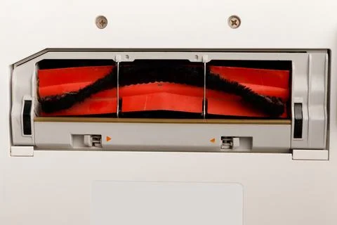 Robot vacuum cleaner bottom view Stock Photos