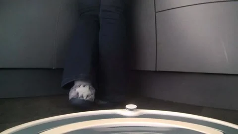 Robot vacuum cleaner Stock Footage 139338676