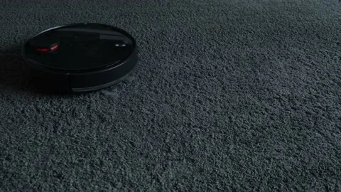 Robot vacuum cleaner Stock Footage 175239361