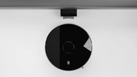 Robot Vacuum Cleaner Stock-Footage 226550787