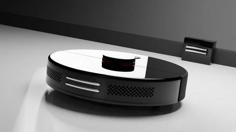 Robot Vacuum Cleaner Stock Illustration