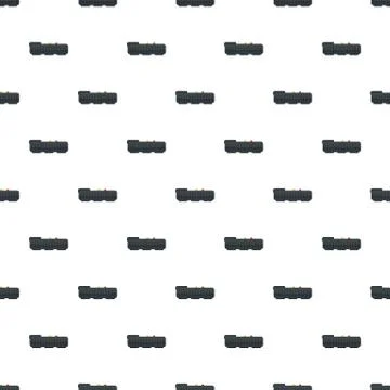 Robot vacuum cleaner pattern seamless vector Illustrazione stock
