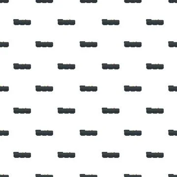 Robot vacuum cleaner pattern seamless Stock Illustration