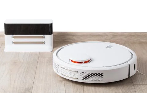 Robot vacuum cleaner Stock Photos