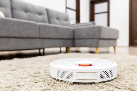 Robot vacuum cleaner Stock Photos