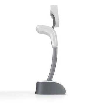 Robot vacuum cleaner. Touch screen, autonomous operation. 3d illustration. Stock Illustration