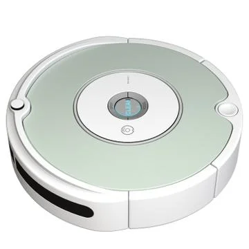 Robot vacuum cleaner on a white background. Isolate. イラスト素材