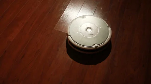 Robot Vacuum Stock Footage 37854575