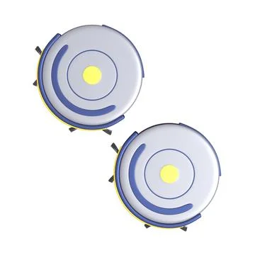 Robot Vacuum Isolated on White Stock-Illustration