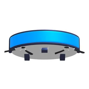 Robot Vacuum Isolated on White Stock-Illustration