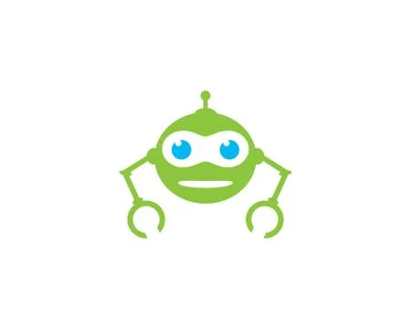 Robot vector icon Stock Illustration