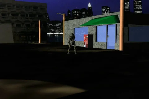 Robot walking Stock Footage 353273