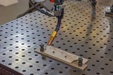 Robot Welder Platform Table Stock Photos