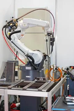 Robot Welding Arm Stock Photos